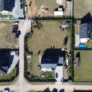 Działka gotowa pod budowę.