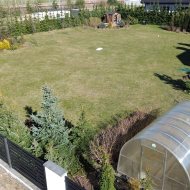 Działka gotowa pod budowę.