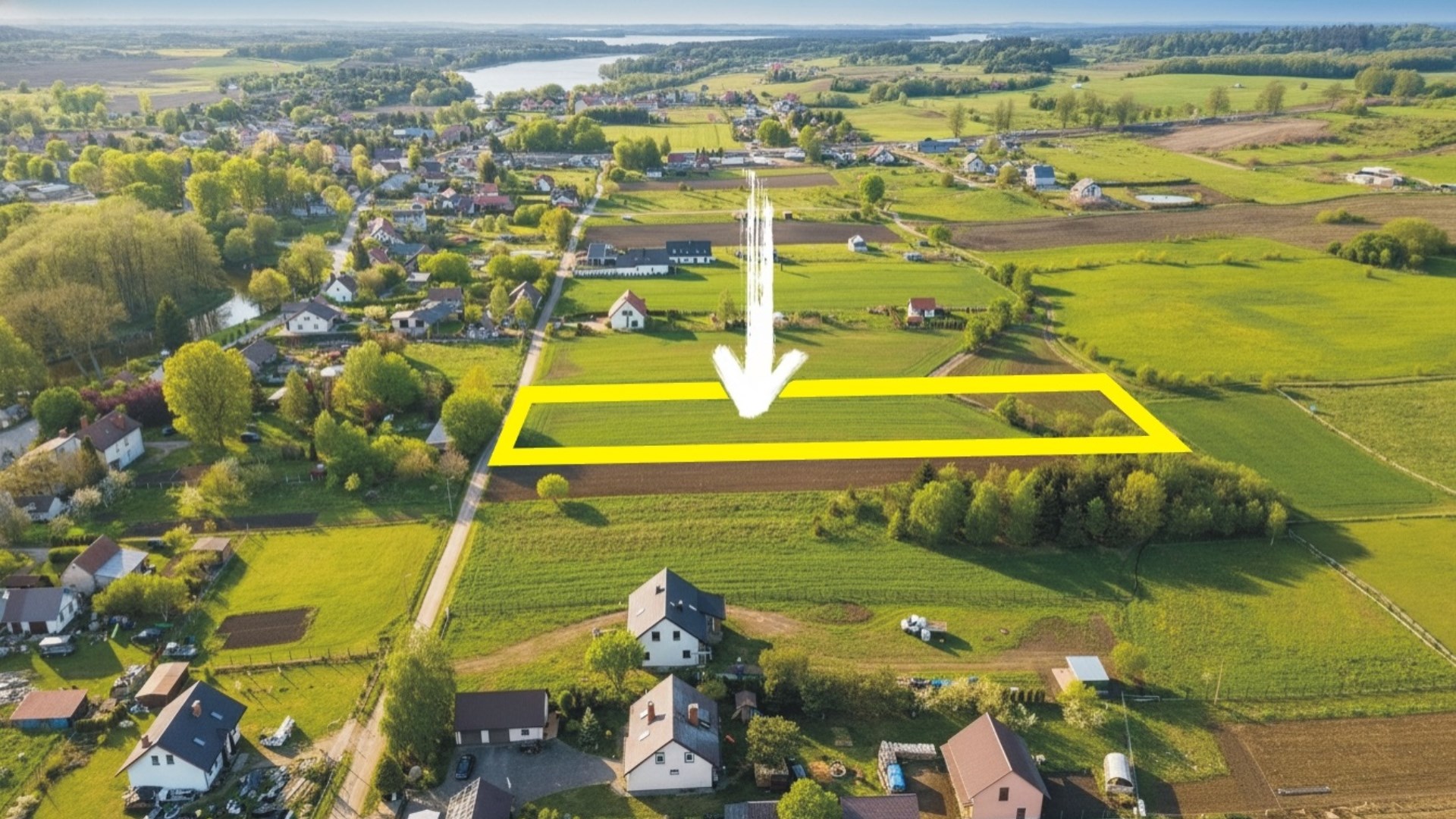 Działka rolna z warunkami zabudowy – Straduny